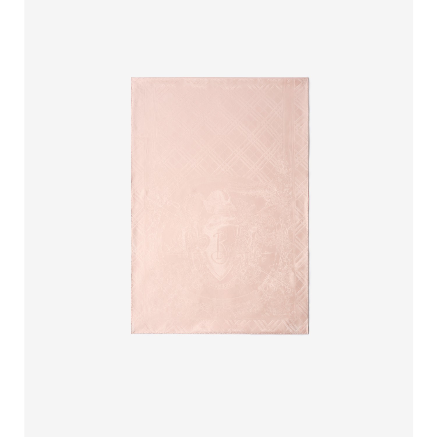 Floral Crest Silk Scarf