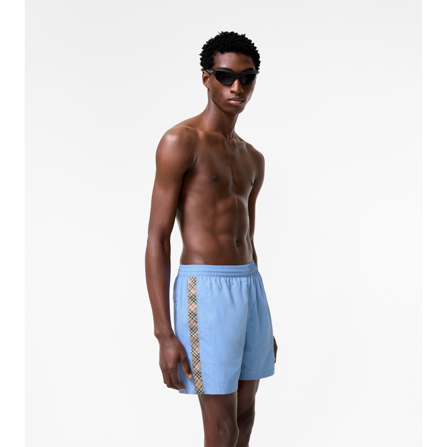 Check Trim Swim Shorts - thumbnail 2