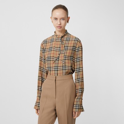 burberry shirt and tie