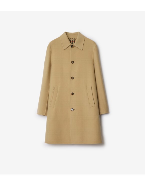 Mid-length Wool Car Coat