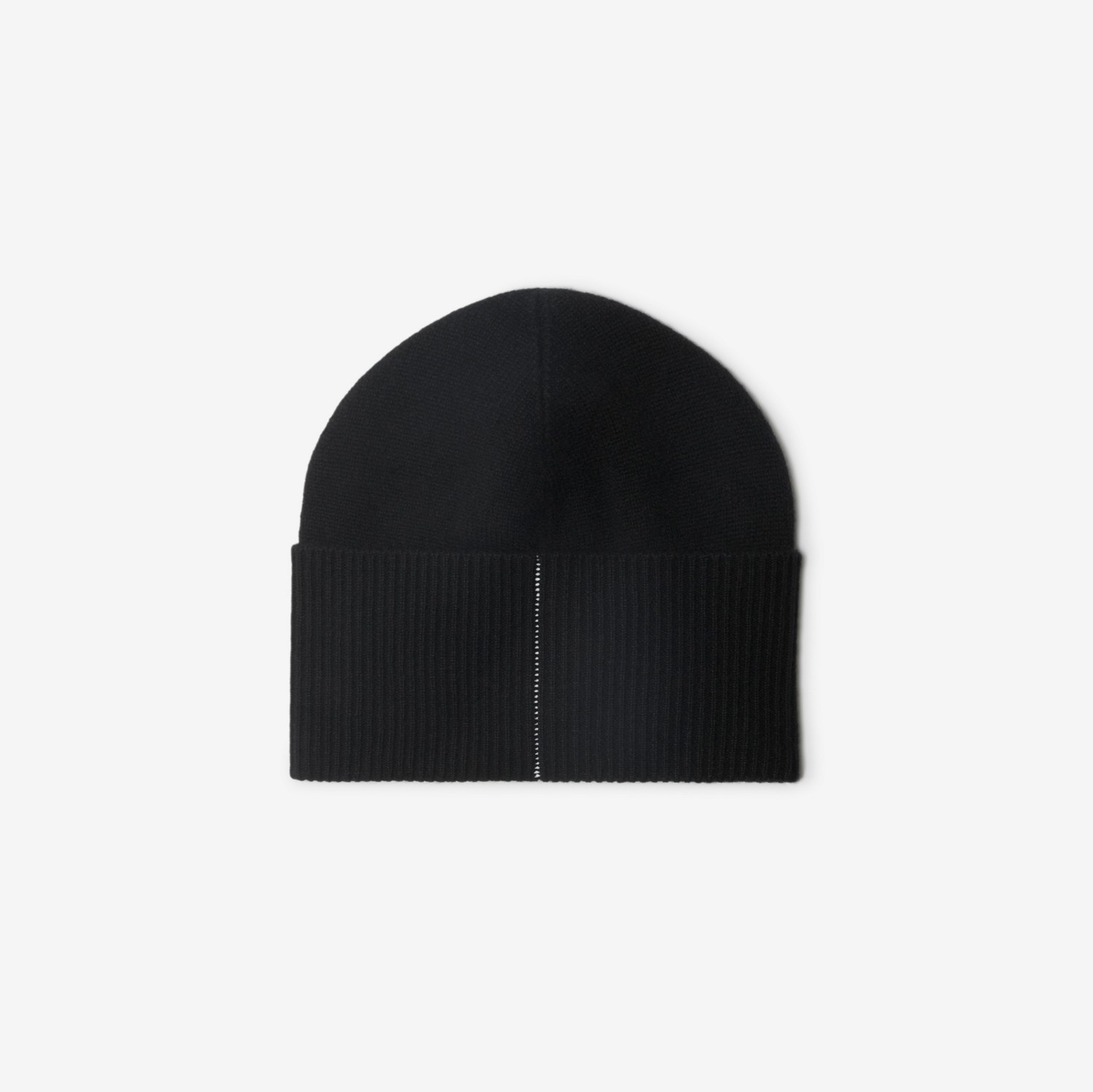 马术骑士徽标羊绒帽 (黑色) | Burberry® 博柏利官网
