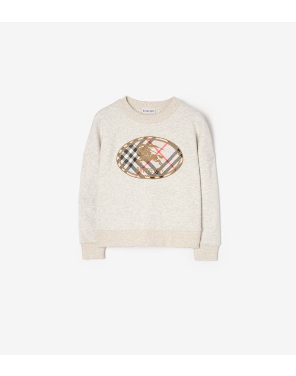 Knight Check Cotton Sweater