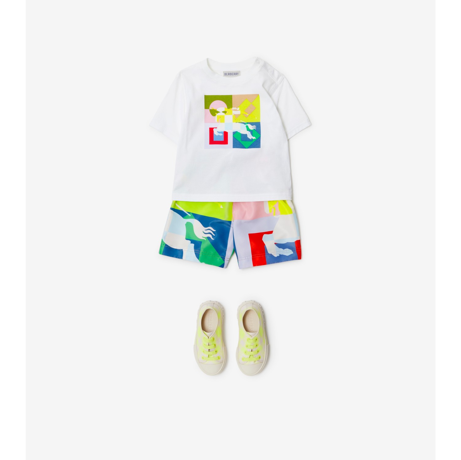 Kids burberry swim on sale shorts