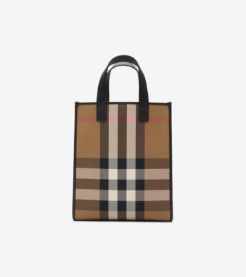★DAKS★Brown Bear Check Tote Bag Mini★ Baby Tote Bag Teddy Bear – KM