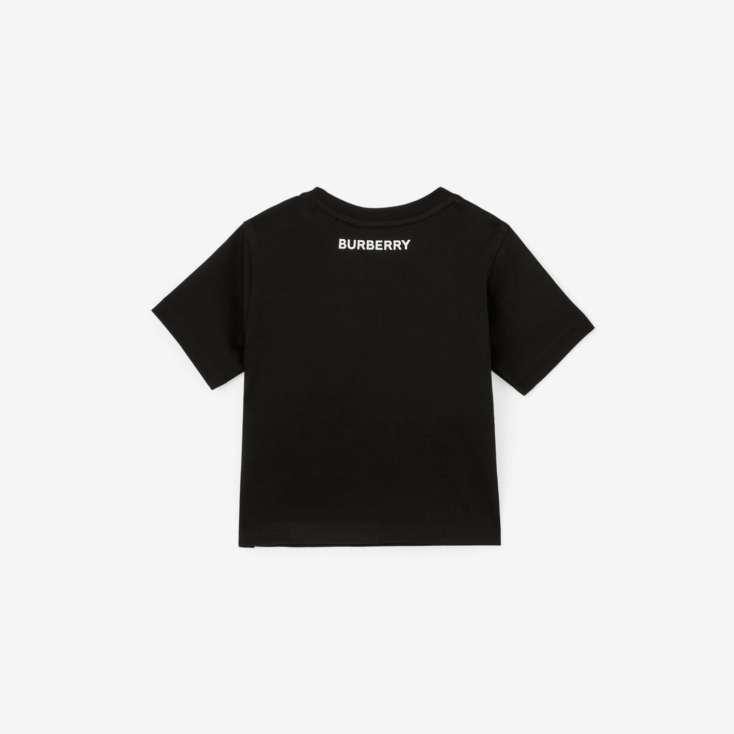 T-shirt en coton avec Vintage Check (Noir) - Enfant | Site officiel Burberry®