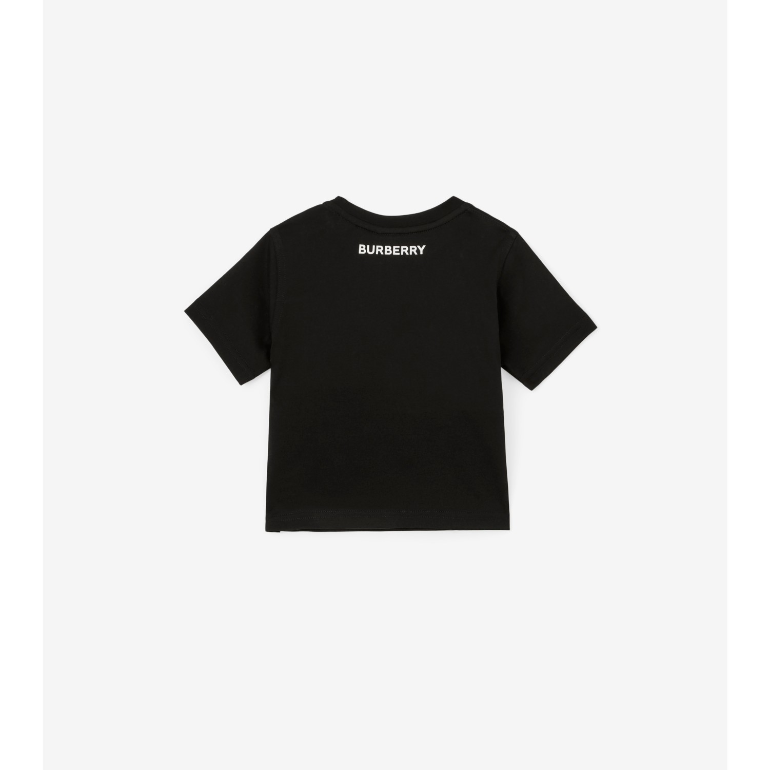 ヴィンテージチェックパネル コットンTシャツ (ブラック) | Burberry