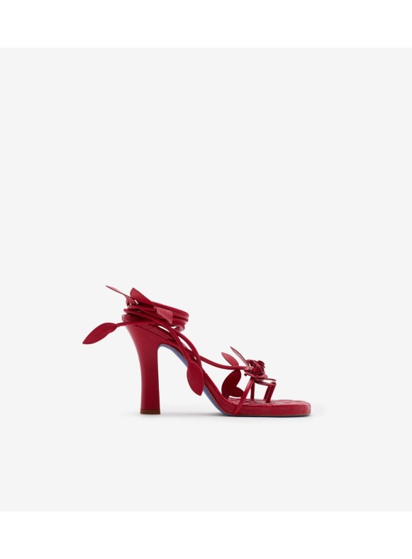 Burberry sandals deals womens red