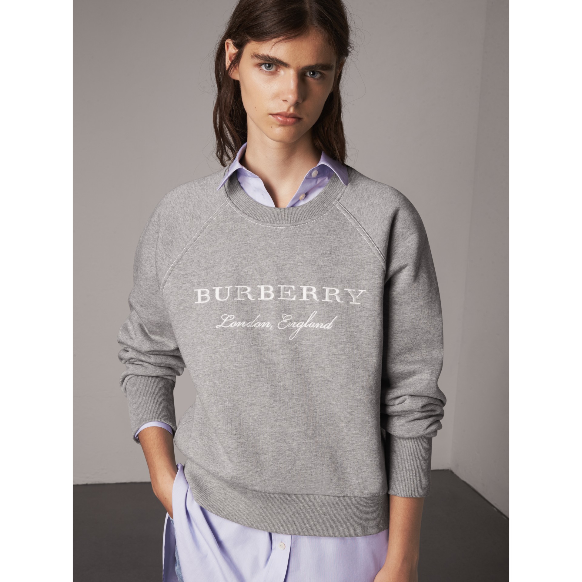 burberry grey shirt