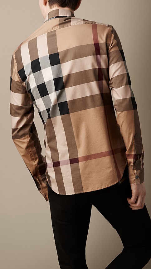 Giant Exploded Check Cotton Shirt | Burberry