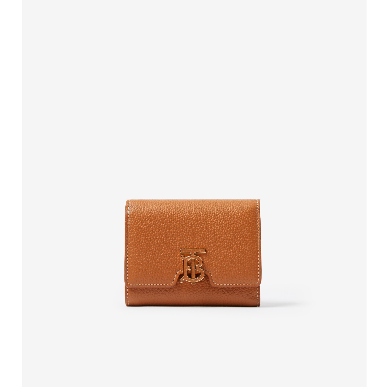 Burberry TB Monogram Trifold Leather Wallet