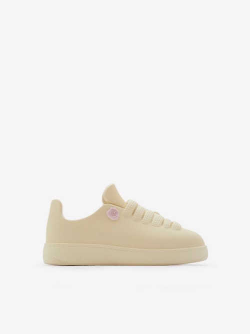 Shop Burberry Bubble Sneakers In Clay