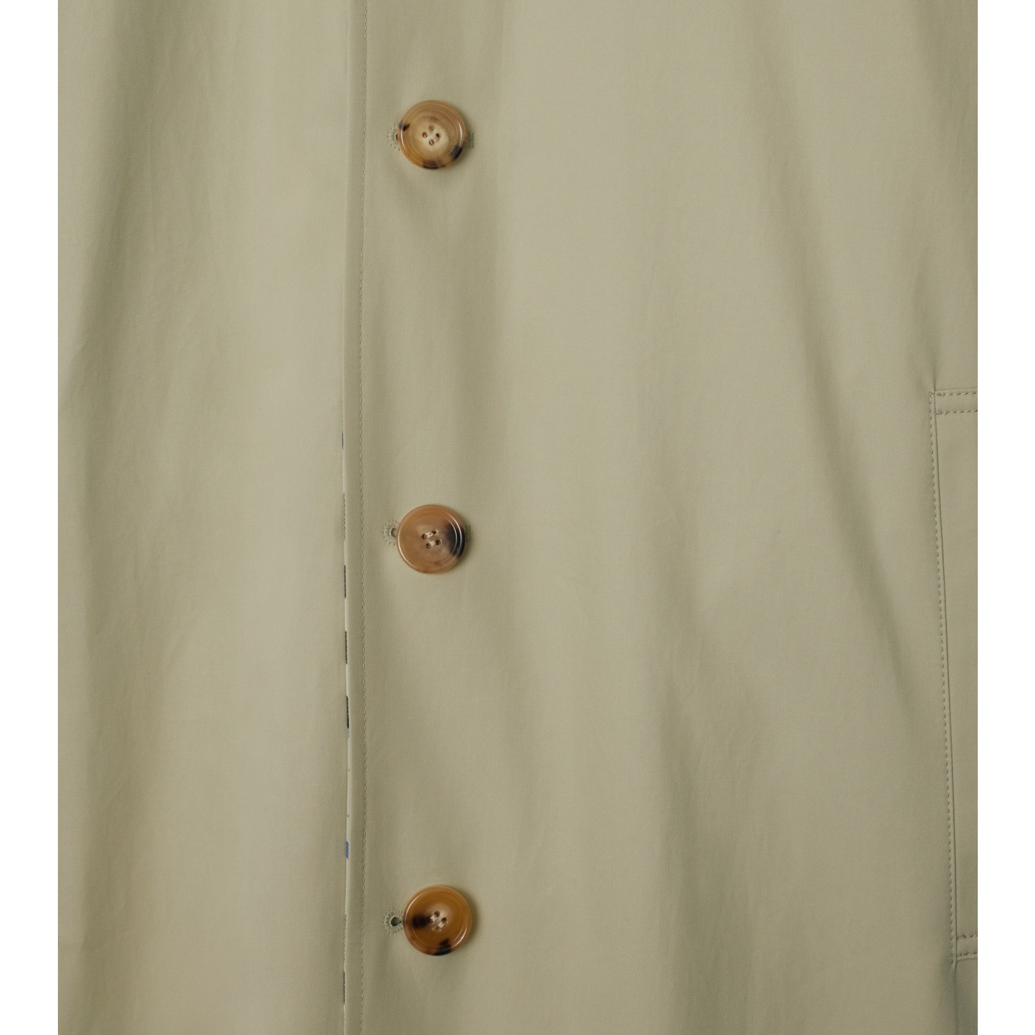 Reversible Long Gabardine Car Coat