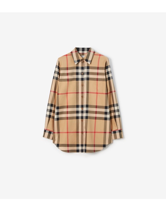 Check Cotton Shirt