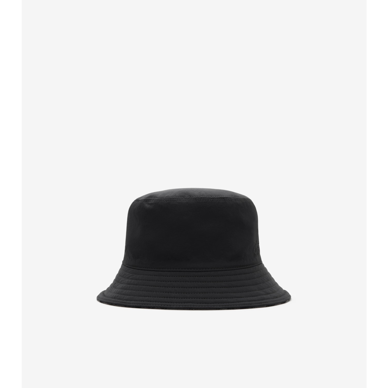 美品 BURBERRY バーバリー ハット バケットハット ウール チェック リバーシブル チェック ウールバケットハット (アイロングレー