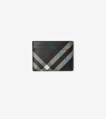 Check Card Case in Snug - Men, Cotton, Nylon | Burberry® Official