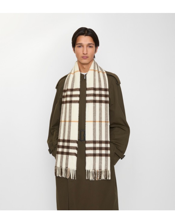 Écharpe en cachemire Check