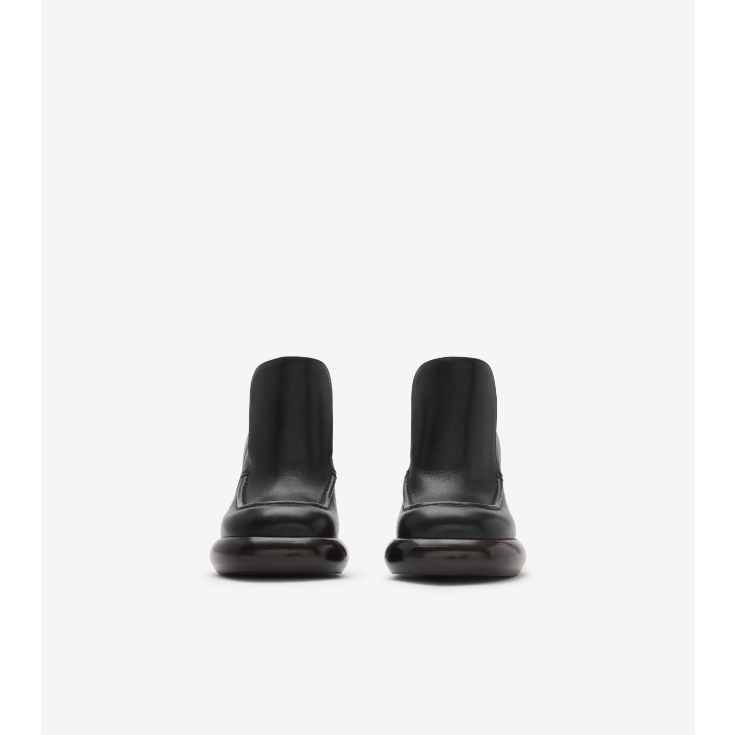 BURBERRY 26S LOAFERS IN BLACK CALFSKIN