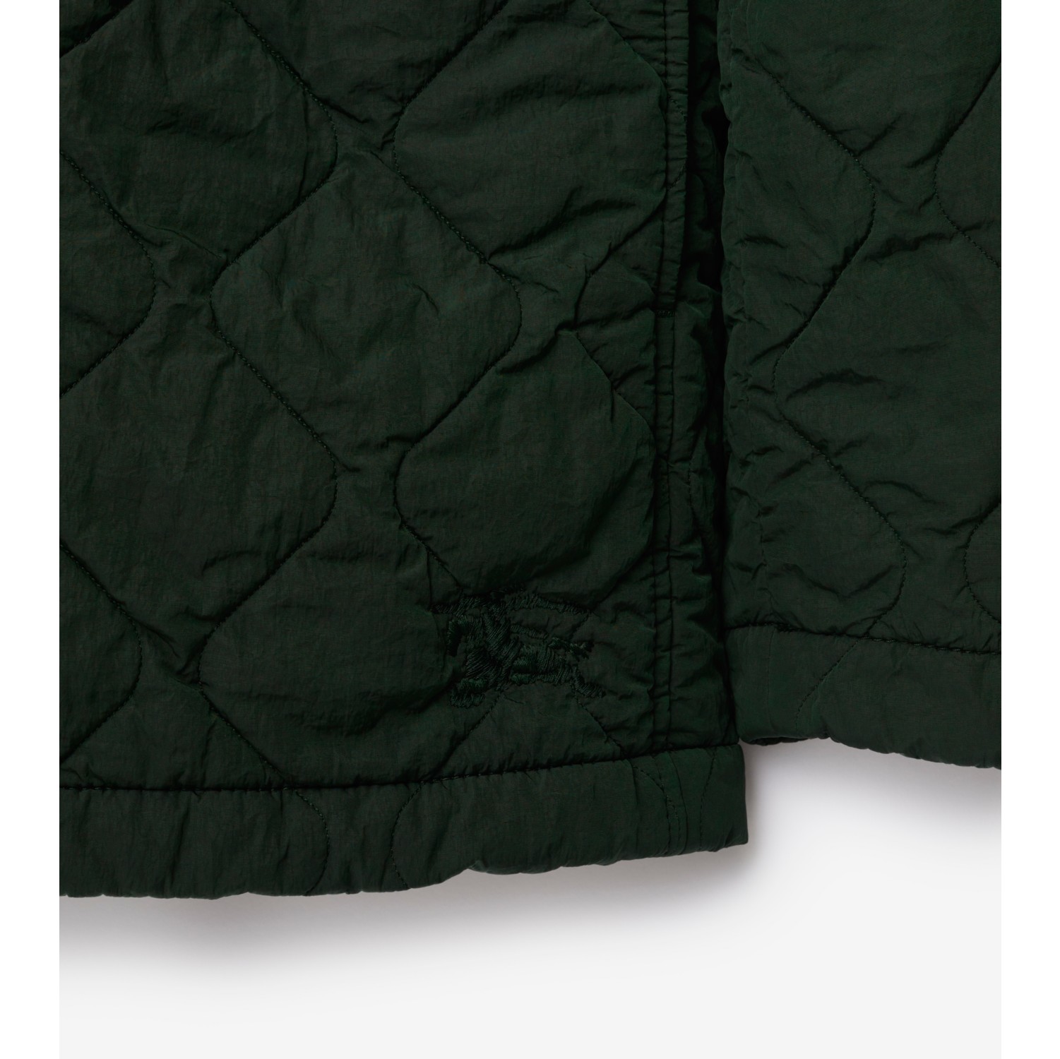 Short Quilted Nylon Car Coat