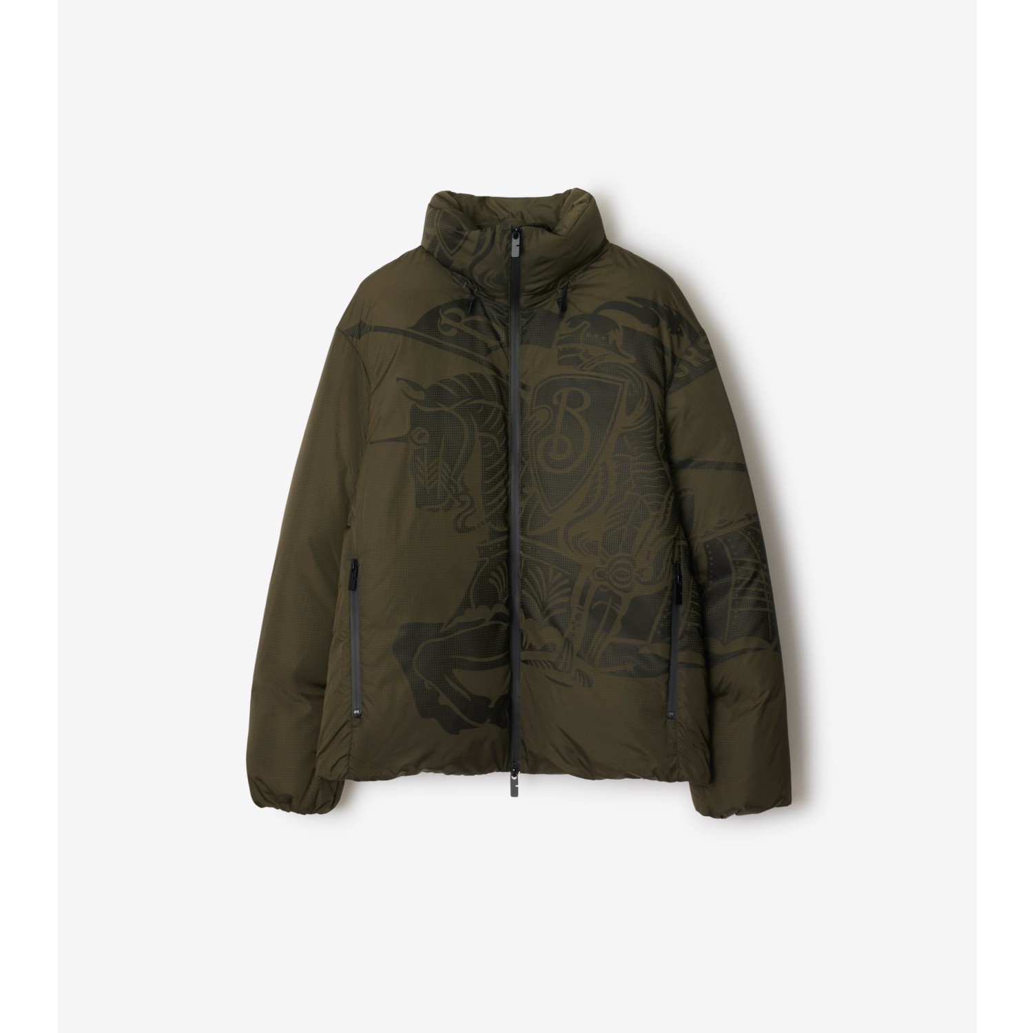 Burberry green jacket mens best sale