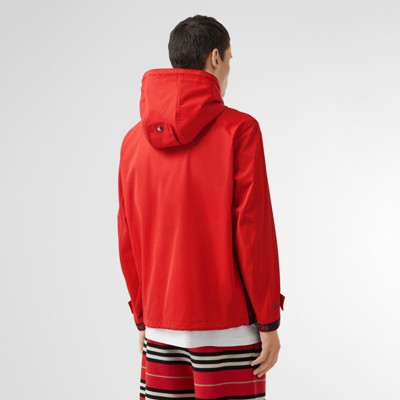 burberry hoodie mens red