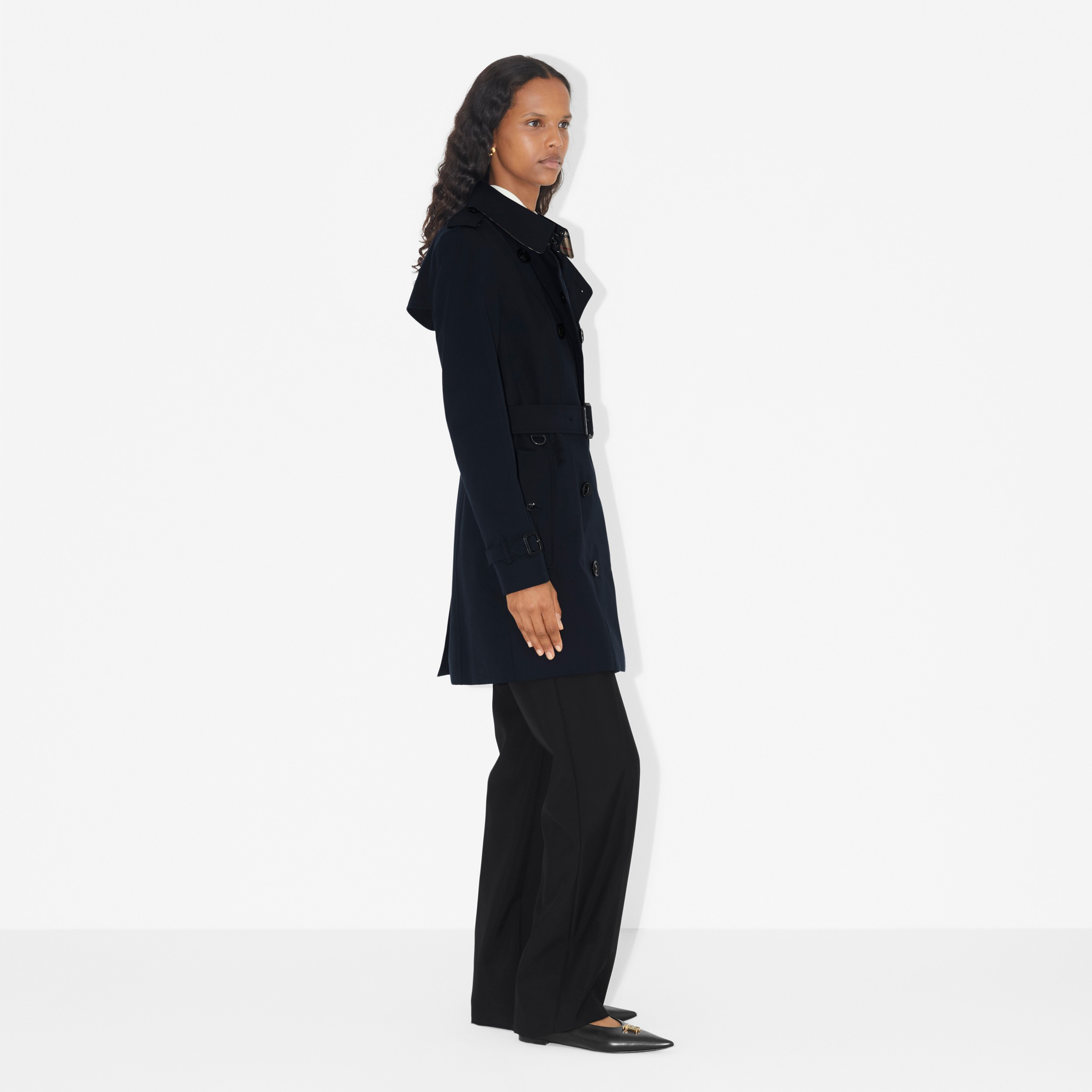 Trench coat Heritage Chelsea corto (Azul Penumbra) - Mujer | Burberry® oficial - 3