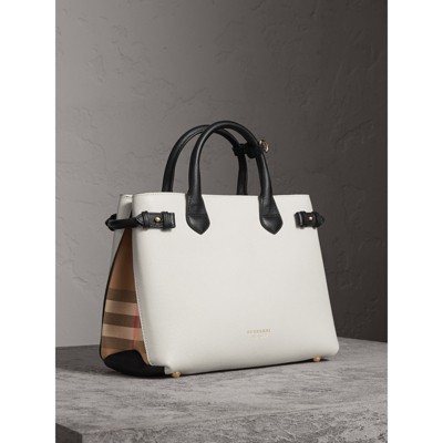 burberry bags white