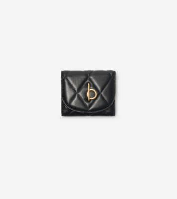 ☆韓国の人気☆【BURBERRY】☆ロッキング ホールス ウォレット ロッキングホース ウォレット (ブラック) - ウィメンズ, レザー