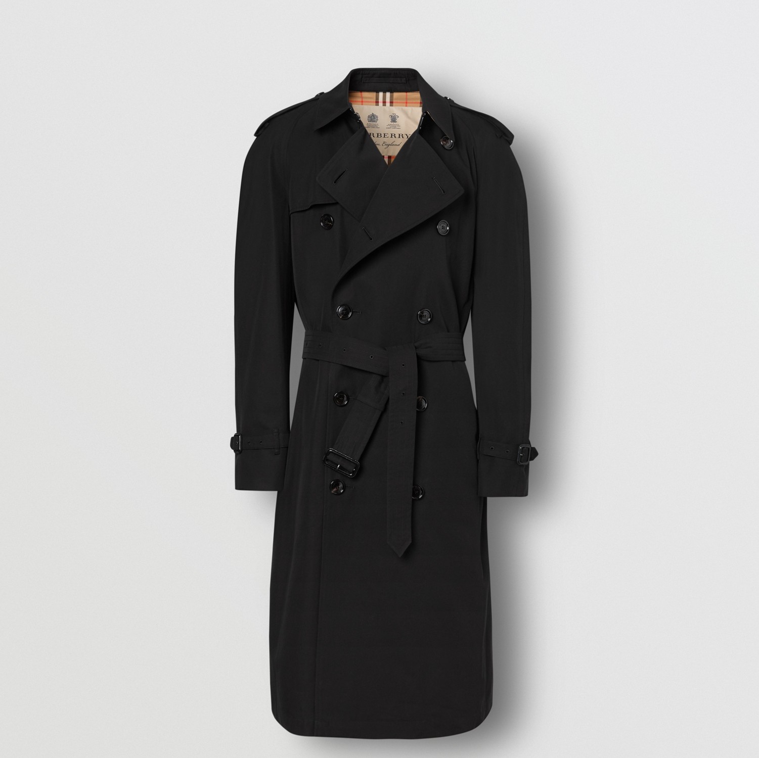 The Westminster - Trench coat Heritage (Preto) - Homens | Burberry® oficial