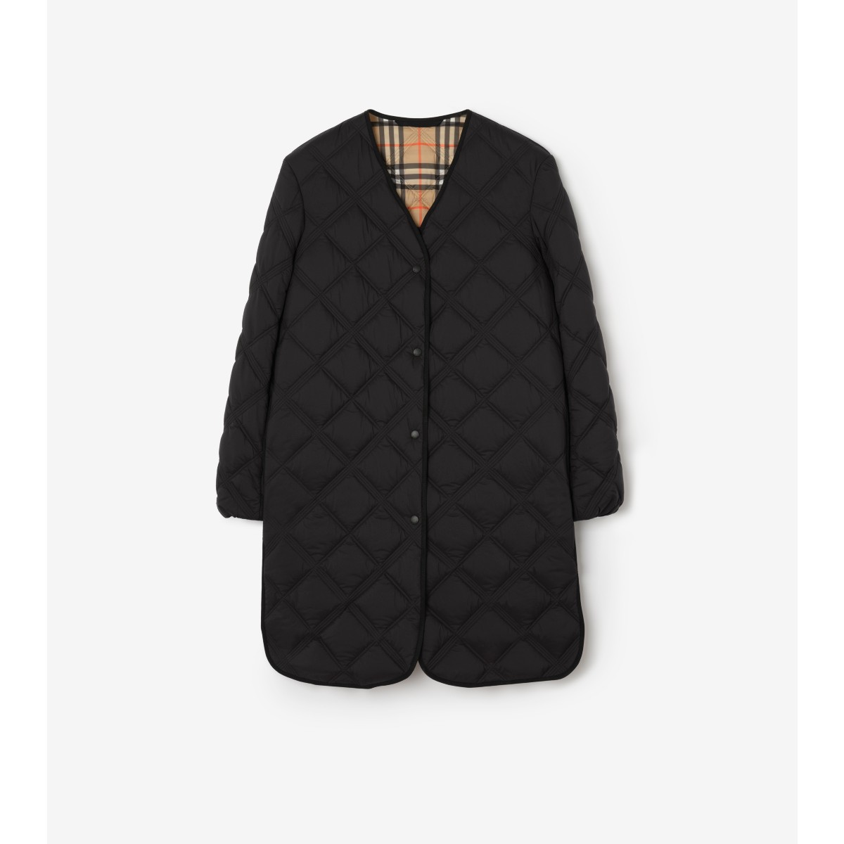  Quilted Nylon Ashfields Coat with Gilet