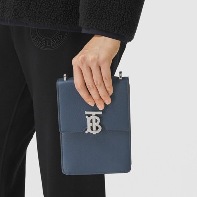 burberry grainy leather wristlet clutch