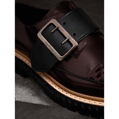 burberry sandals bordeaux