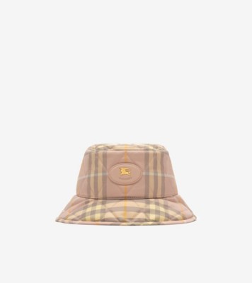 Quilted Horseshoe Bucket Hat in Teacup pink - Men | Burberry® Official