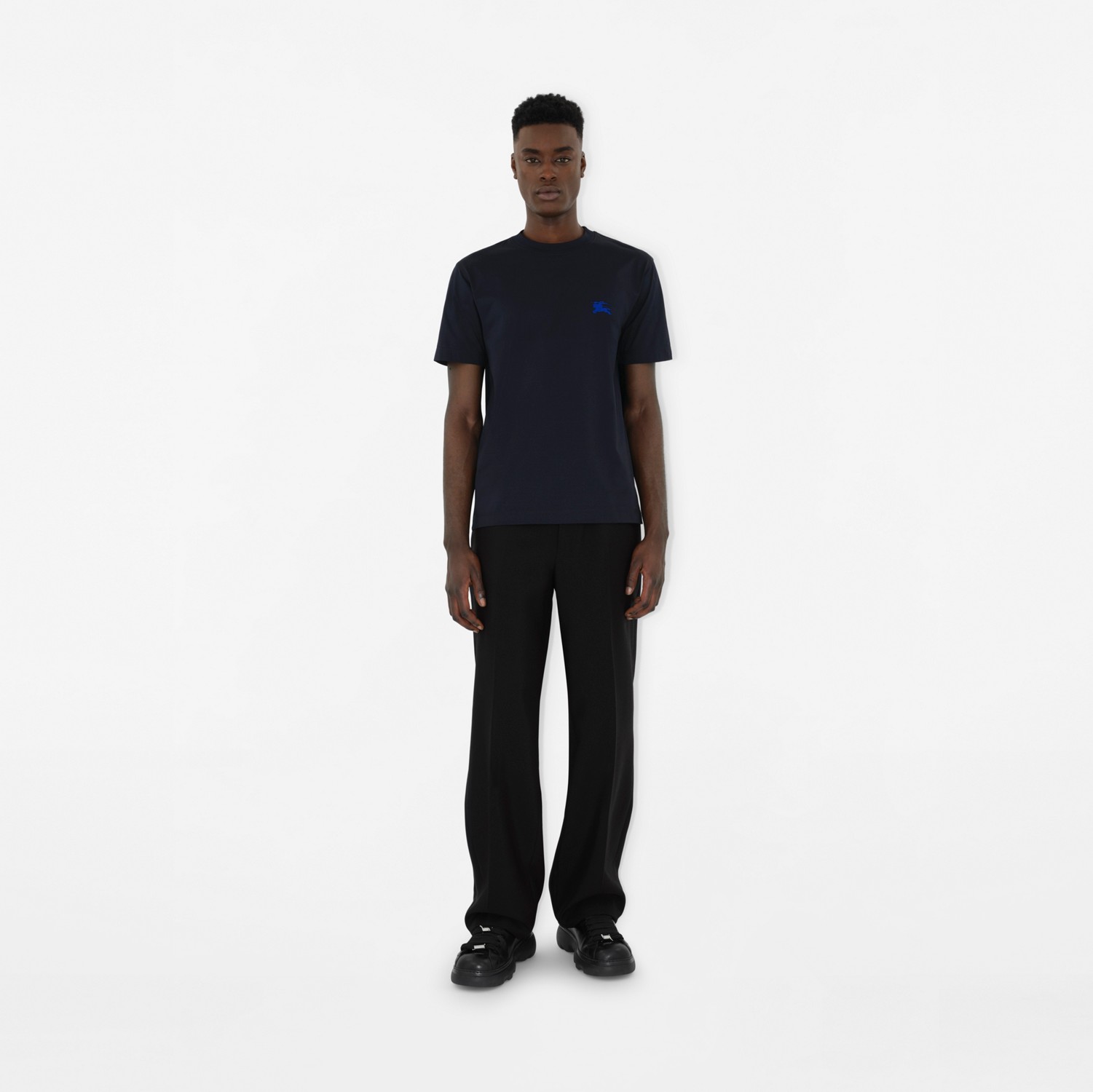 BURBERRY バーバリー Tシャツ ネイビー 新品未使用 Mサイズ BURBERRY バーバリー Tシャツ ネイビー 新品未使用 Mサイズ