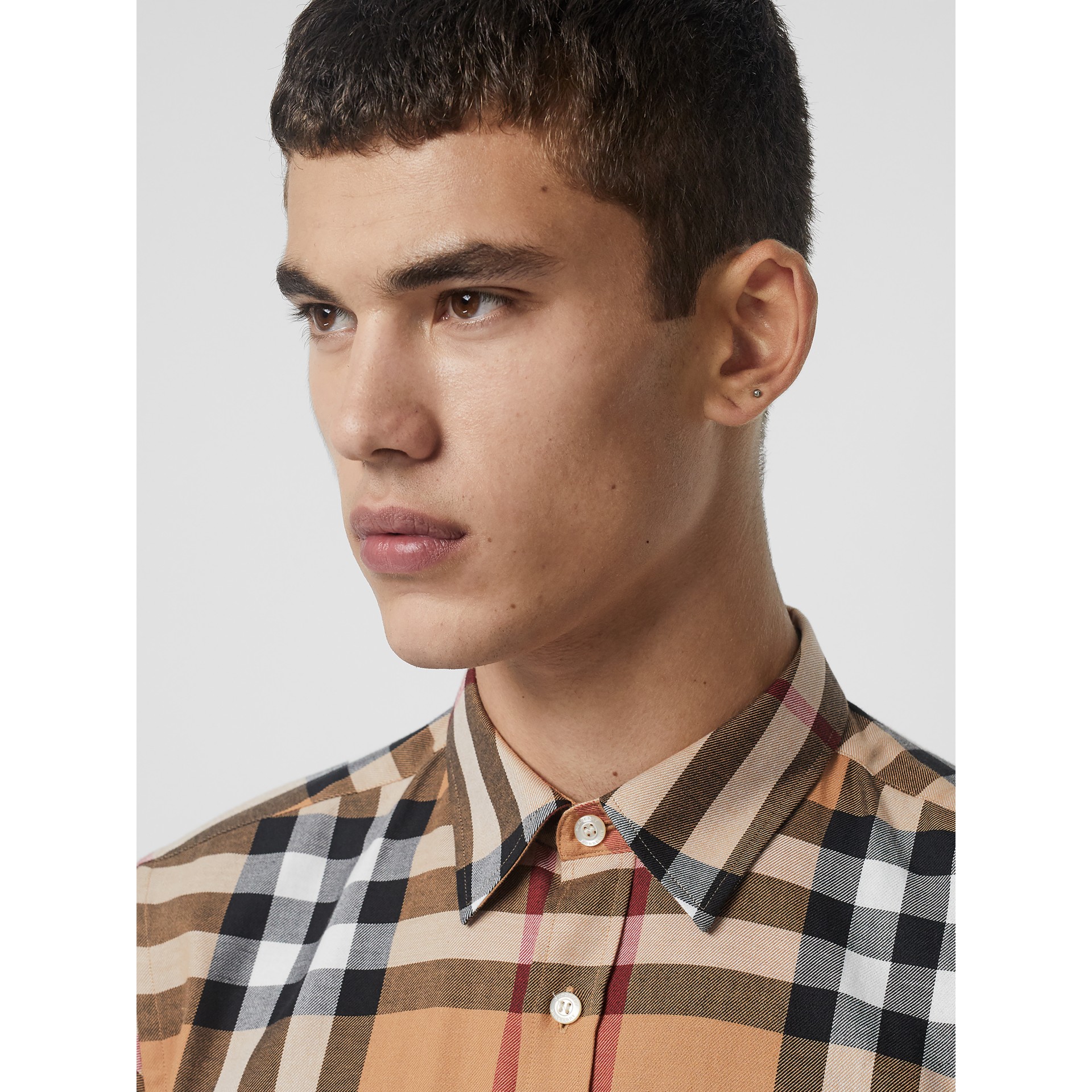 burberry shirt camel