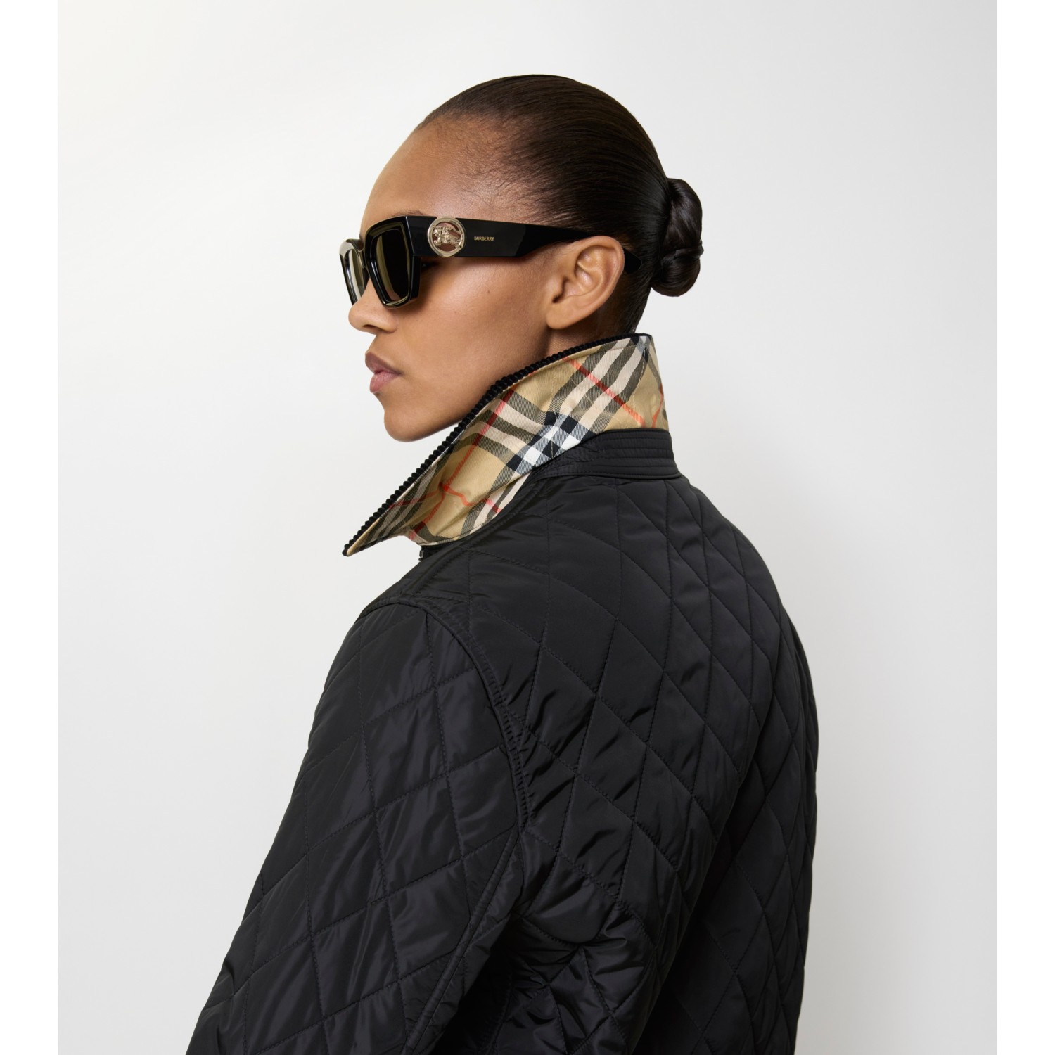 Quilted Nylon Barn Jacket - thumbnail 7