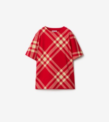 Burberry pattern store t shirt