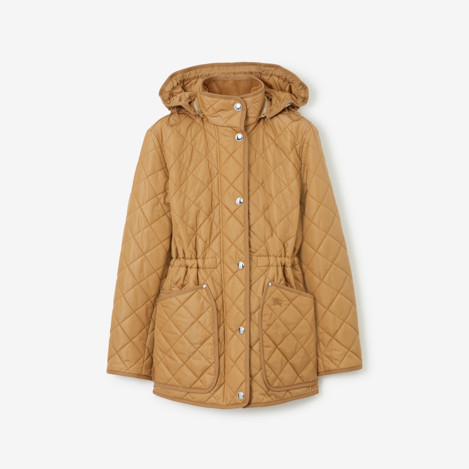 Diamond Quilted Nylon Jacket in Archive Beige - Women | Burberry® Official
