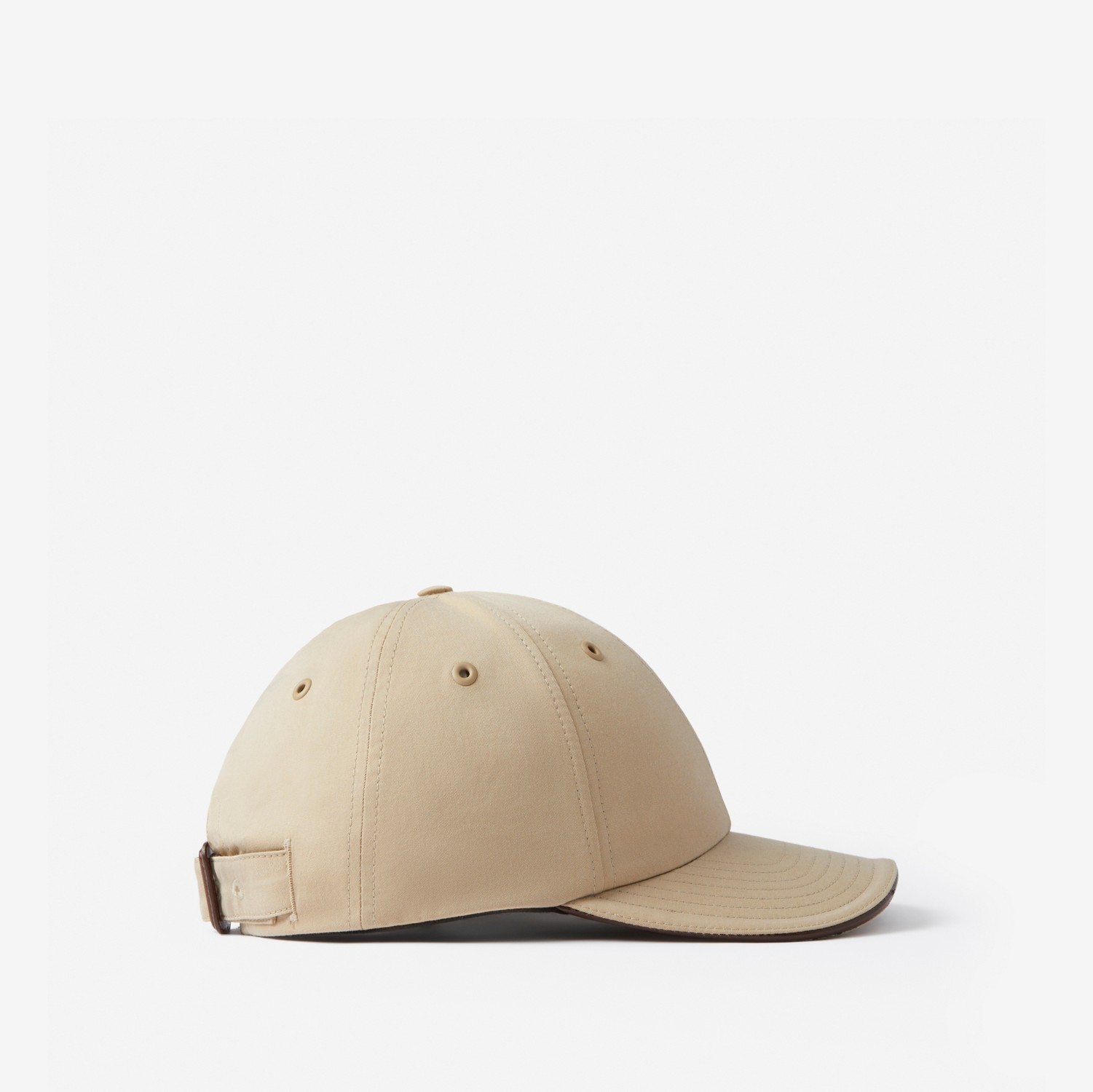 专属标识装饰轻薄嘎巴甸棒球帽 (蜂蜜色) | Burberry® 博柏利官网