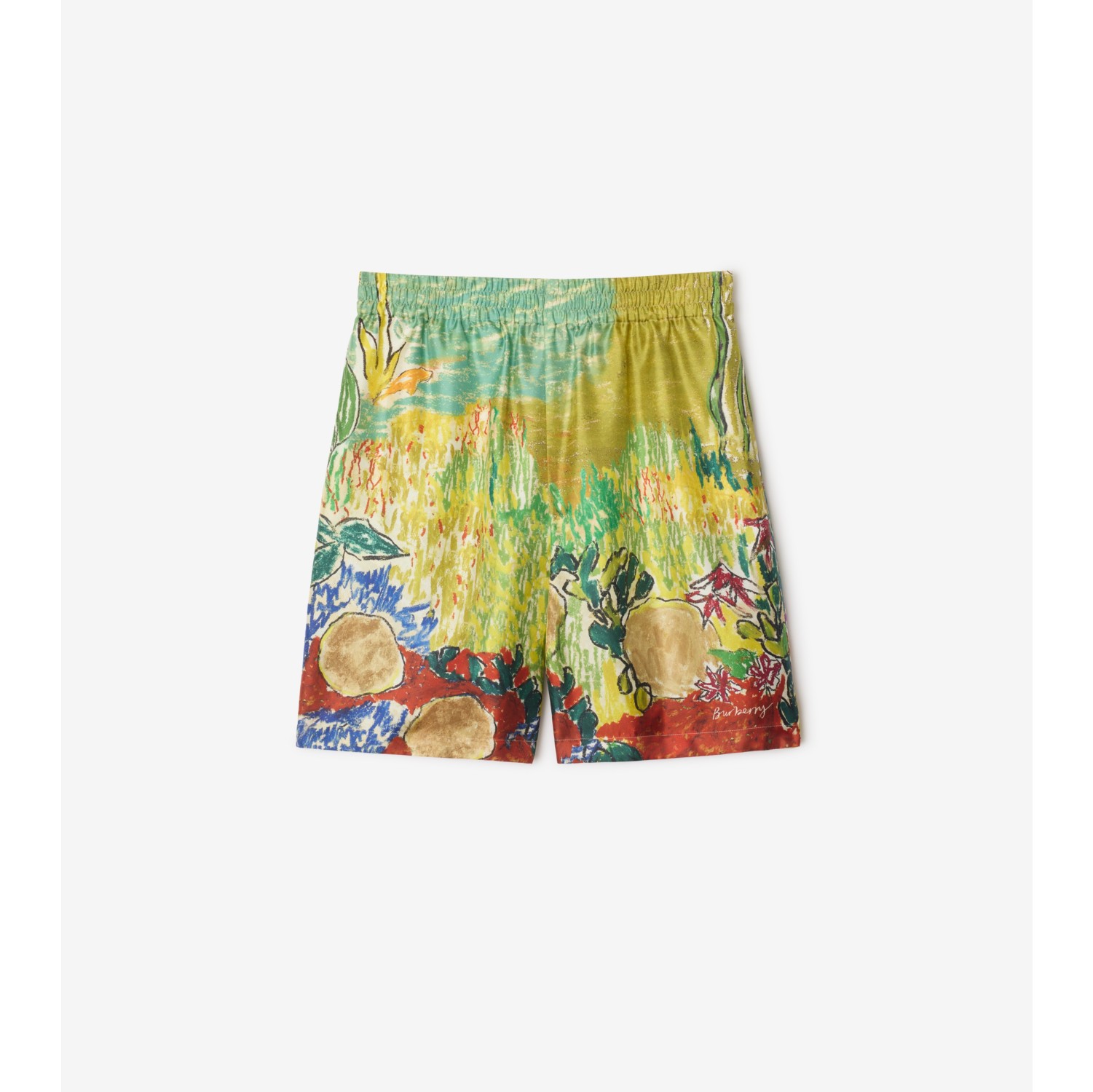 Highgrove Fountain Silk Shorts