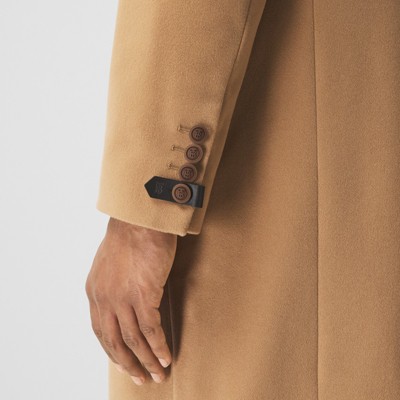 burberry camel wool coat mens