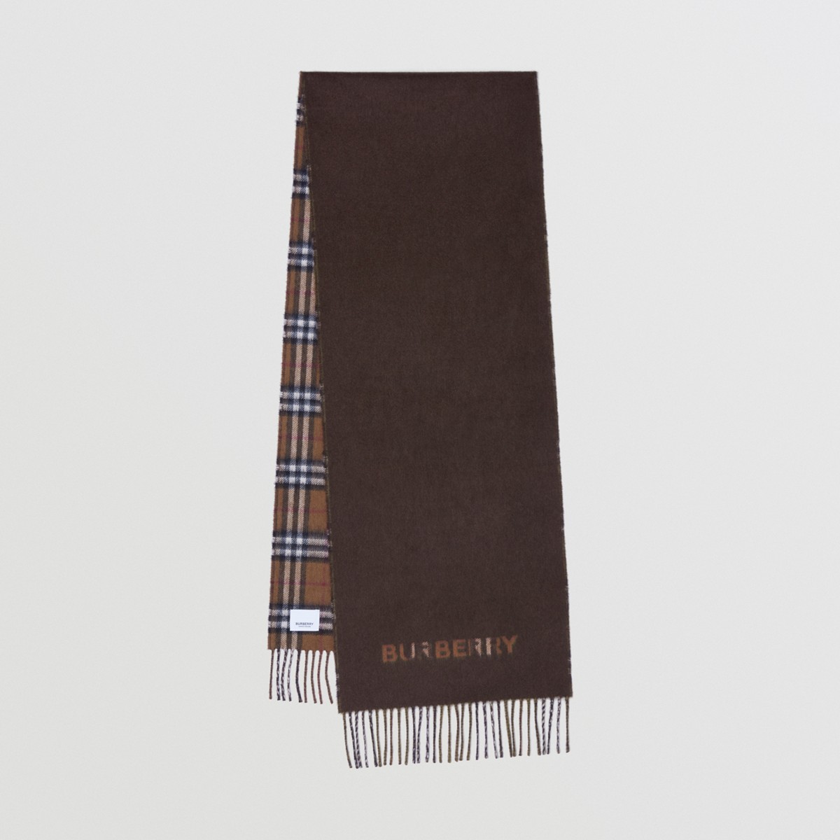 BURBERRY BURBERRY CHECK CASHMERE REVERSIBLE SCARF