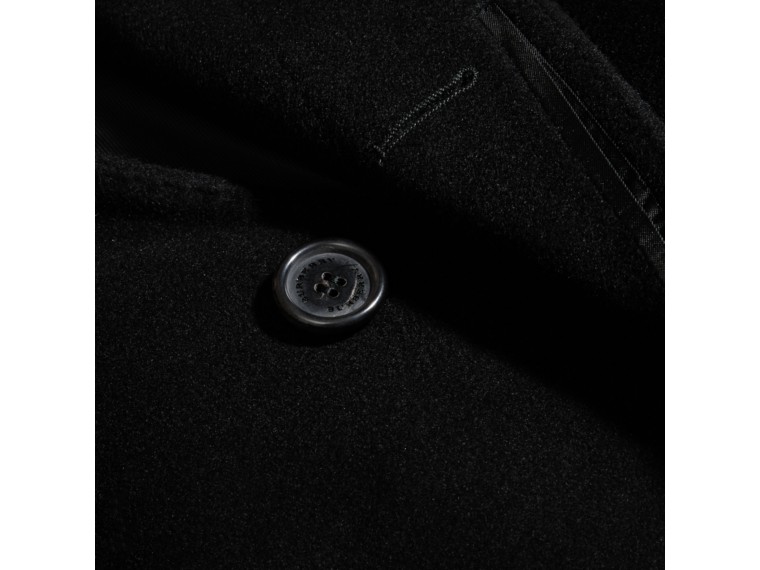 Wool Cashmere Tailored Coat in Black - Men | Burberry