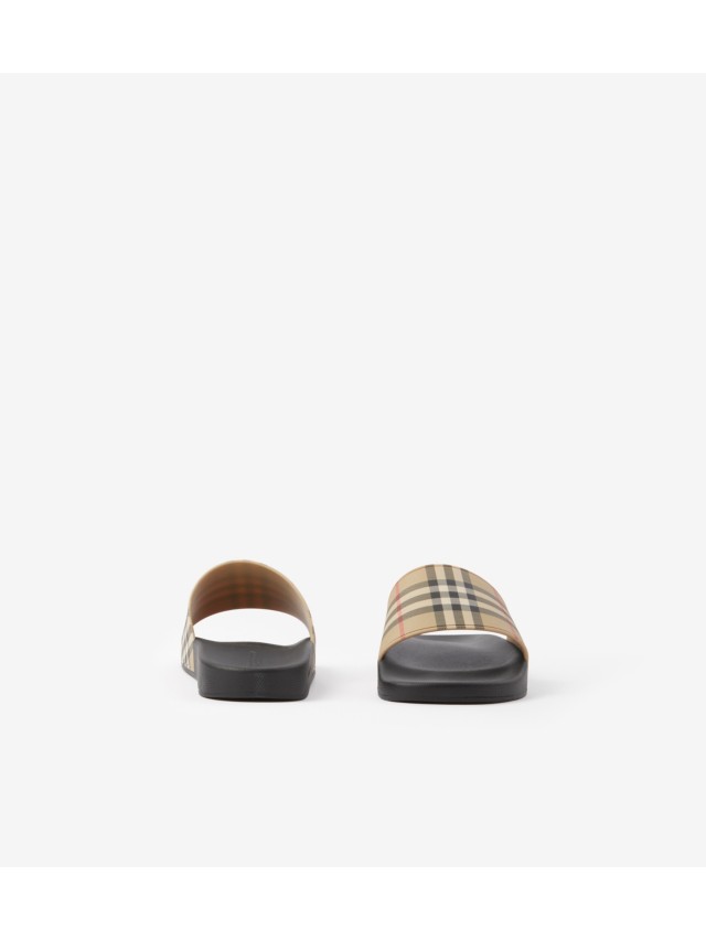 Burberry mens online slippers