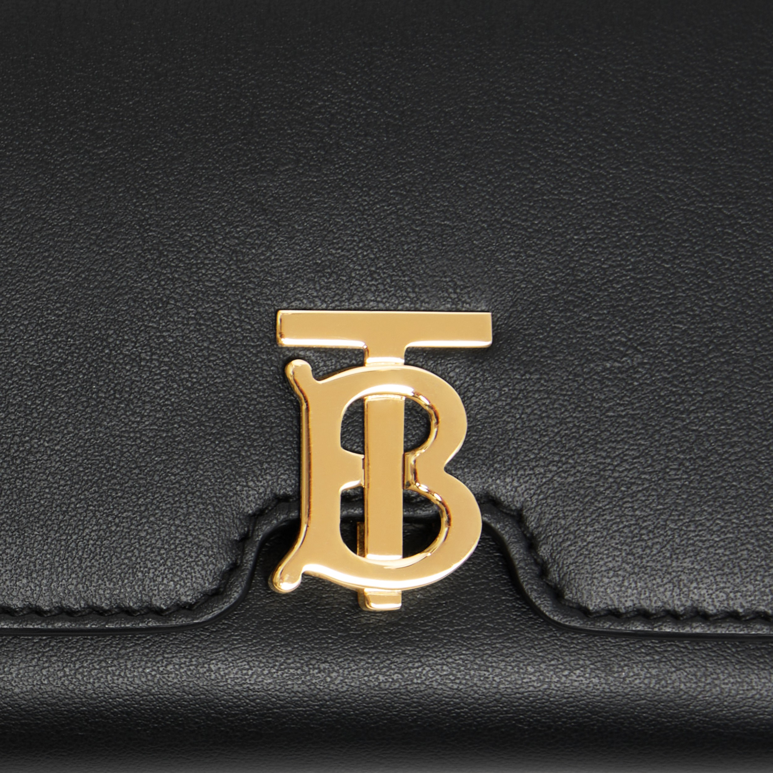 Leather TB Folding Wallet in Black - Women | Burberry® Official - 2