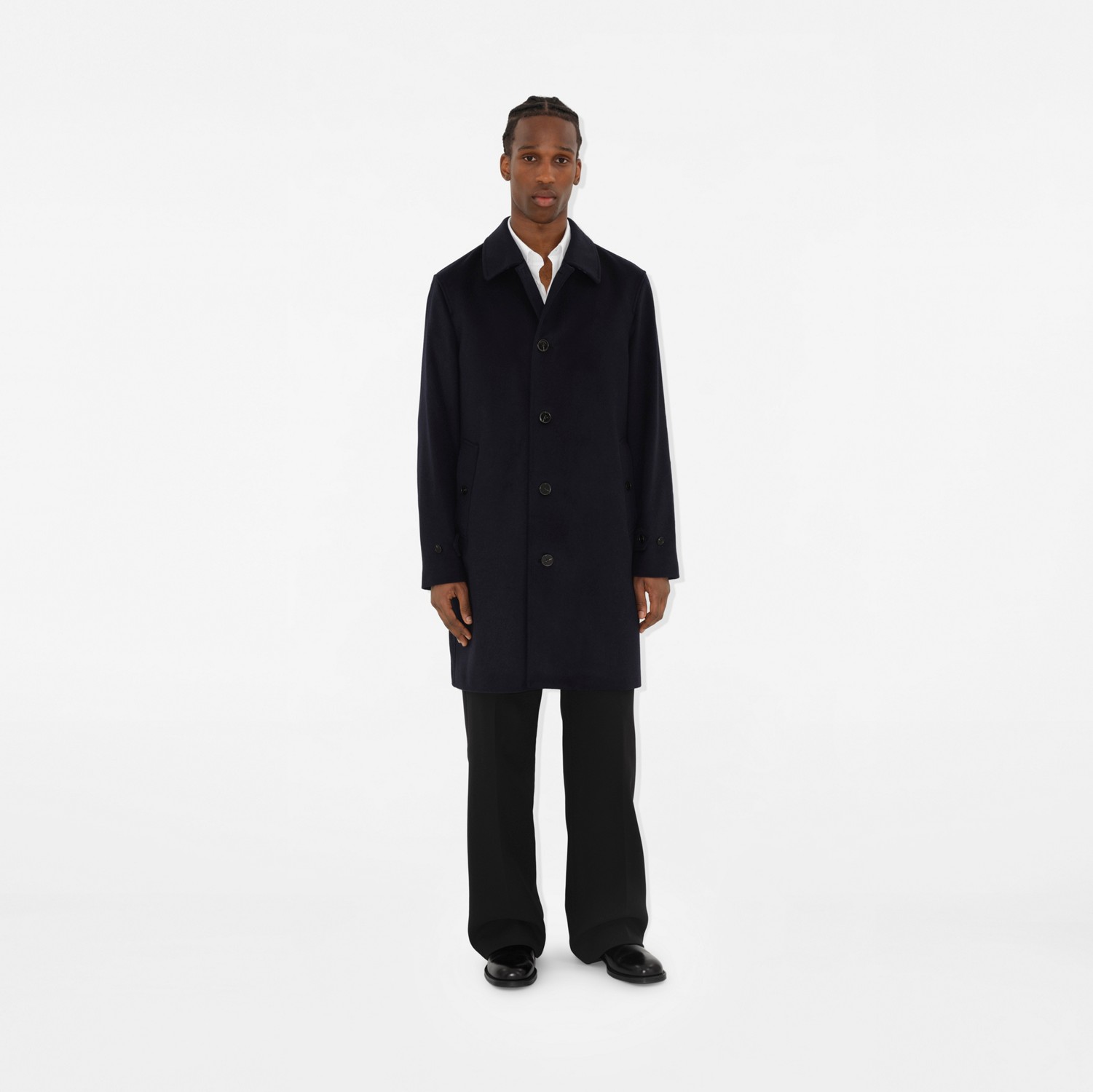 Car coat Paddington medio in misto cashmere