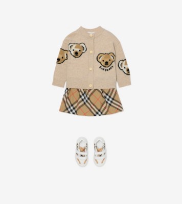 BURBERRY ベビー服 80 バーバリー BURBERRY ベビー服 ベージュ ボーイズ BURBERRY
