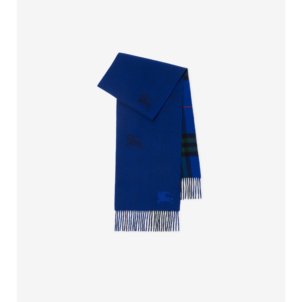  Check Reversible EKD Cashmere Scarf