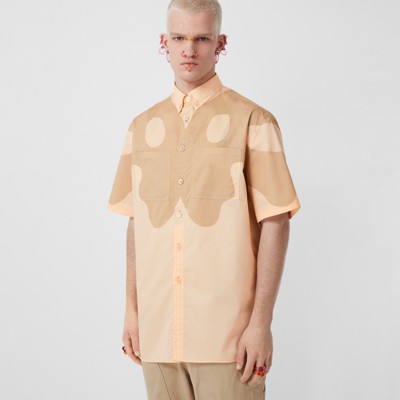 button up burberry