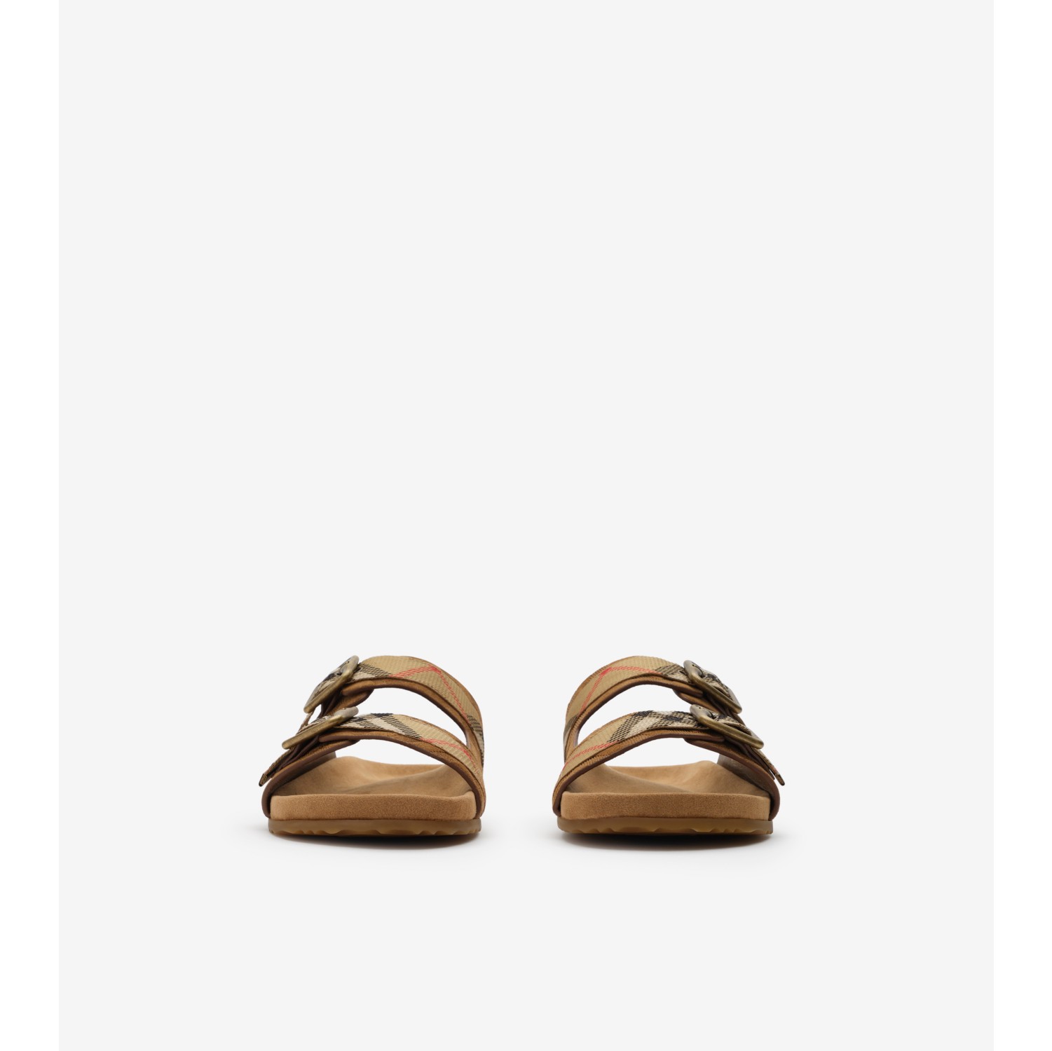 Check Suede Urchin Sandals
