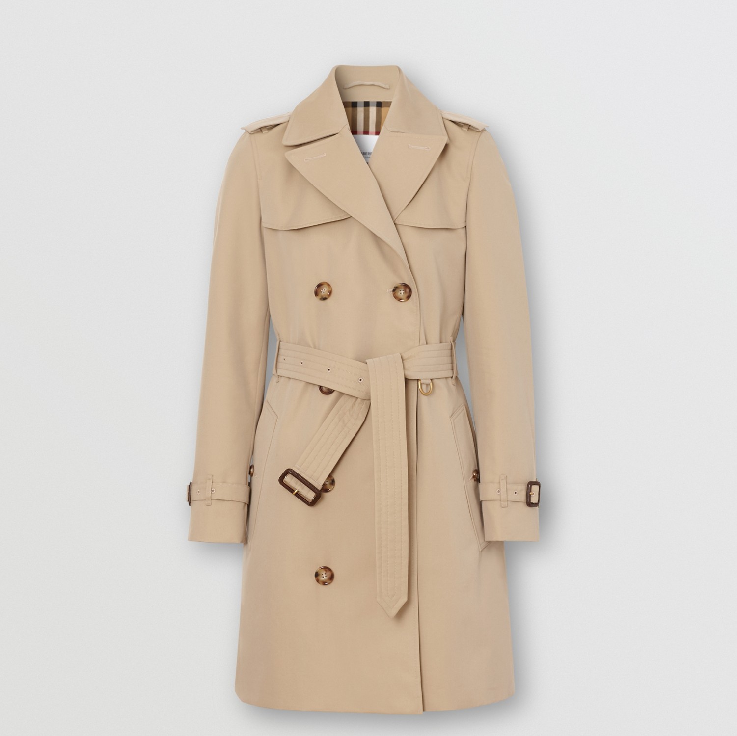 Trench coat corto Islington (Miele) - Donna | Sito ufficiale Burberry®